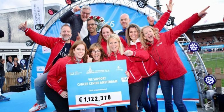 Hardlopers zamelen meer dan een miljoen euro in voor onderzoek naar kanker