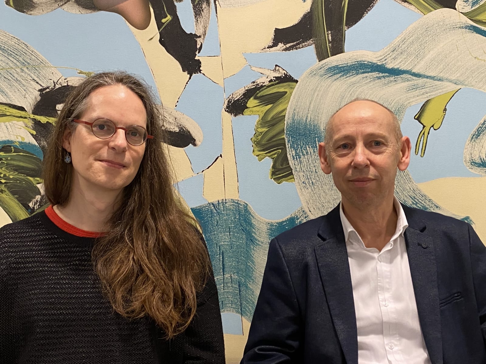 Anne Vernooij en Tim de Jong van het Steunpunt Gendervragen Amsterdam UMC.