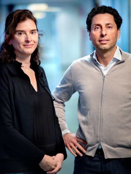 Esther Creemers (left) and Yigal Pinto (right)