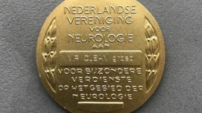 The golden Winkler Medal for neurology