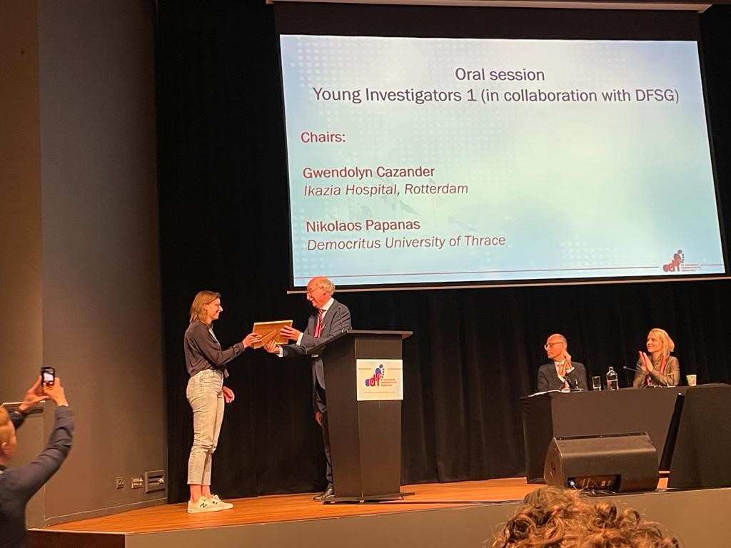 Chantal Hulshof receives the ISDF Travel & Research Fellowship grant 