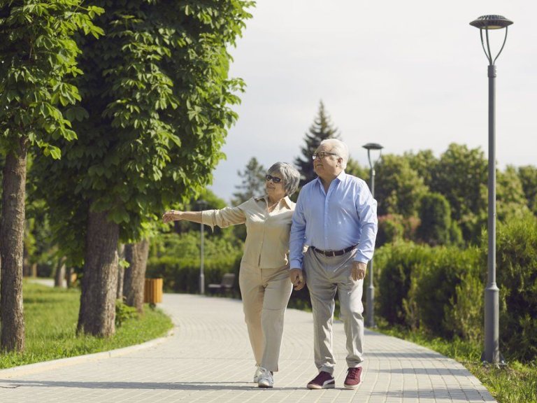 Is the neighborhood important for walking activity in older adults?