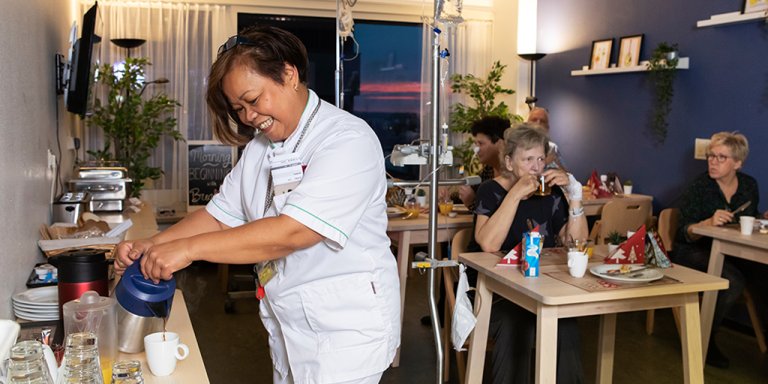 Kom je ontbijt maar halen