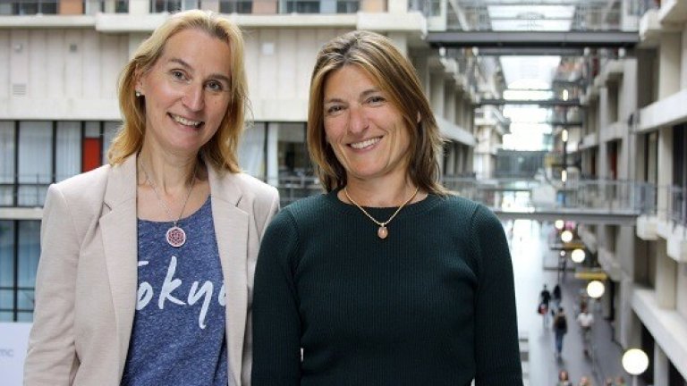 Katja Wolthers (links) en Dasja Pajkrt