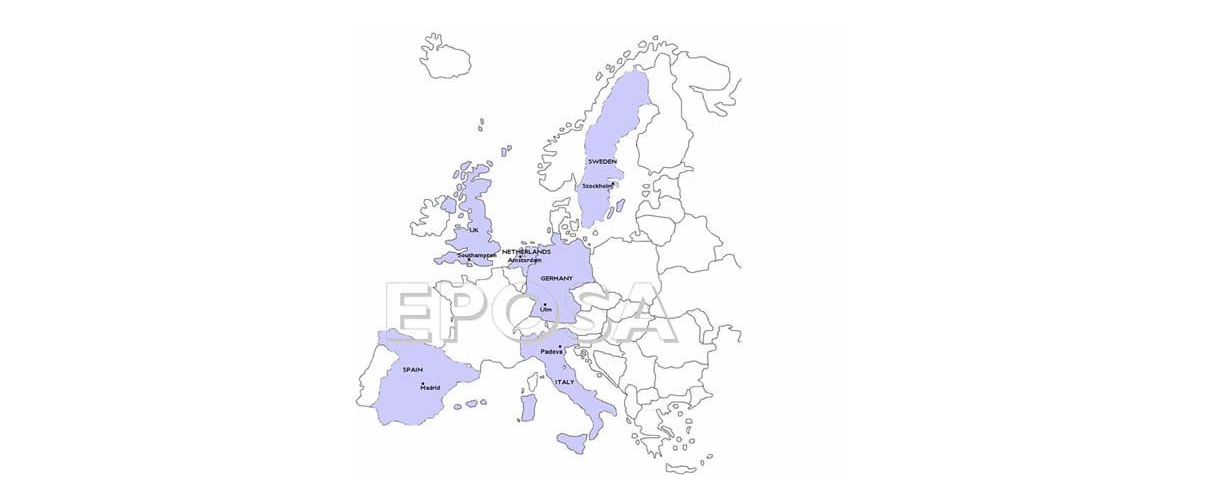 Logo EPOSA registry: countries of europe 