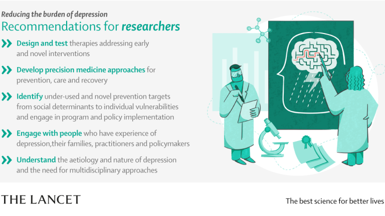 Advice from global committee on depression for researchers 