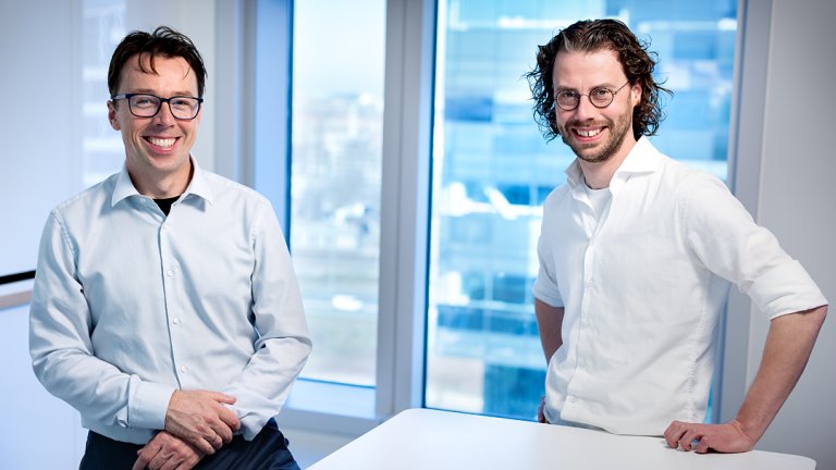 Harm Jan Bogaard (l) and Jurjan Aman (r), department of Pulmonary Medicine