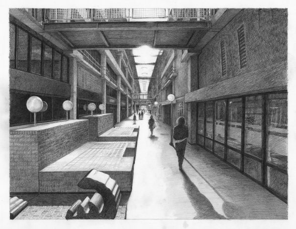 De lichtstraat van het AMC