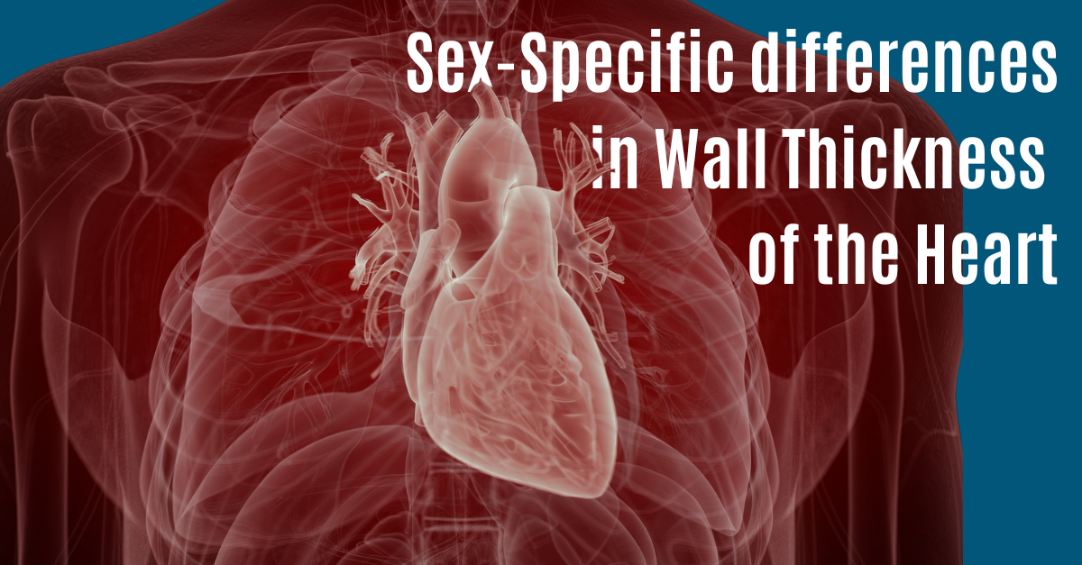 Sex-Specific differences in Wall Thickness of the Heart
