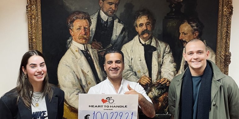 Studenten fietsen ton bij elkaar voor onderzoek naar erfelijk hartfalen