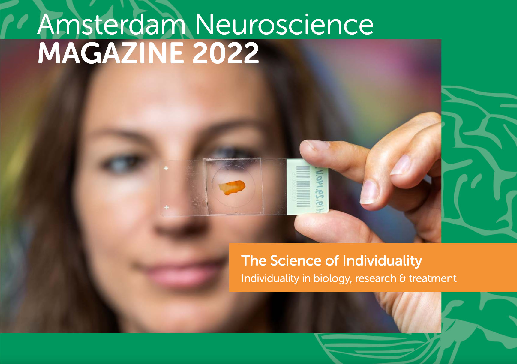 Cover of the 2022 Amsterdam Neuroscience Magazine