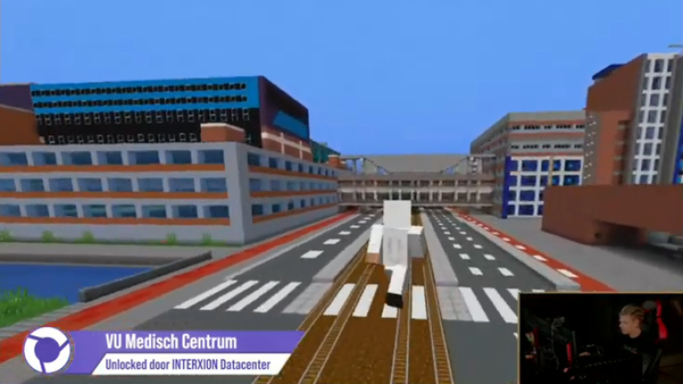 Locatie VUmc op de tweede bouwdag.