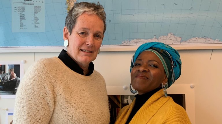 Marceline (links) en Mpho Tutu van Furth