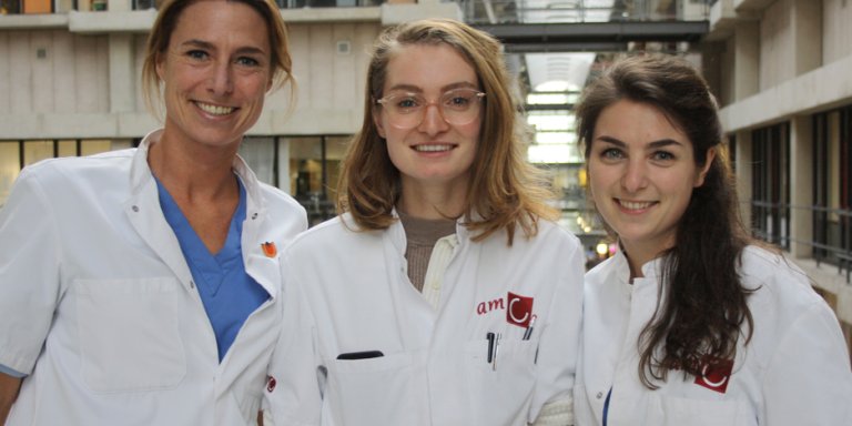 Nichtjes Yocarini alle drie lid van de Amsterdam UMC-familie