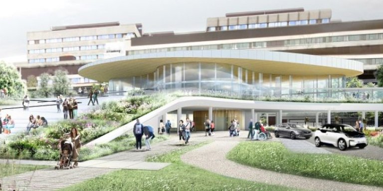 Forse uitbreiding parkeerterrein P5, locatie AMC