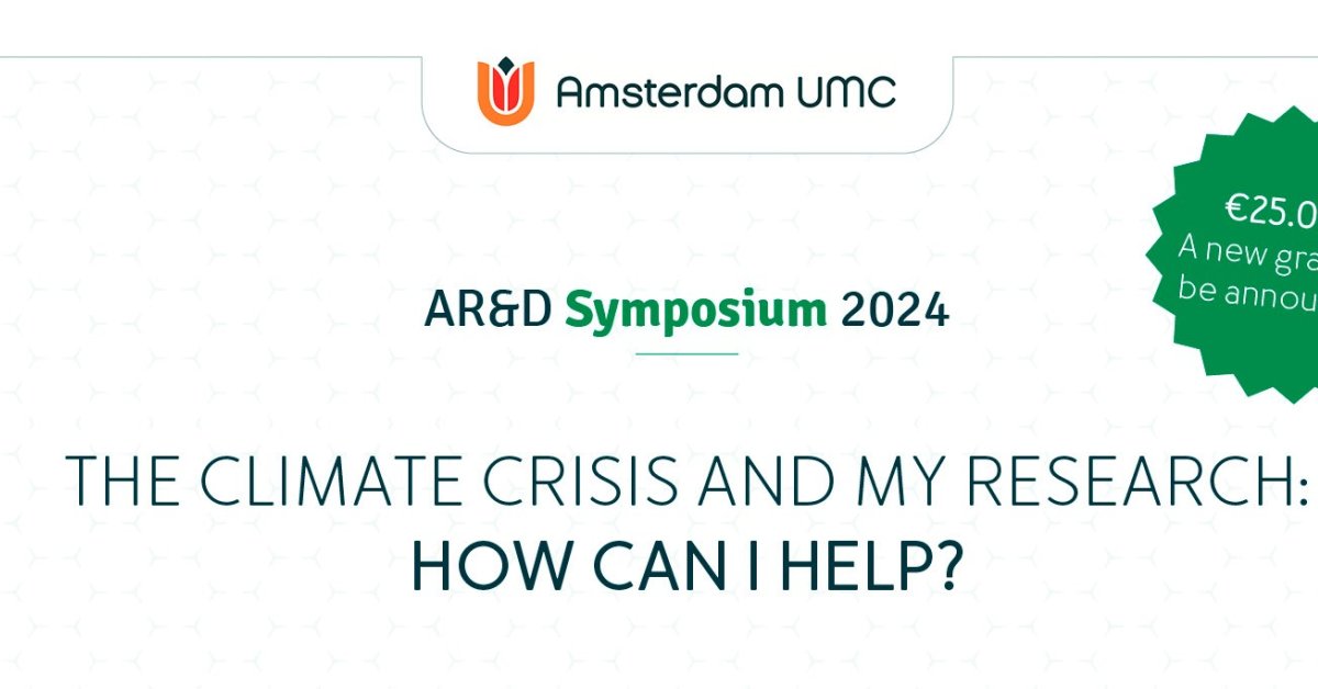 AR&D Symposium 2024 - Sign up now! | Amsterdam UMC