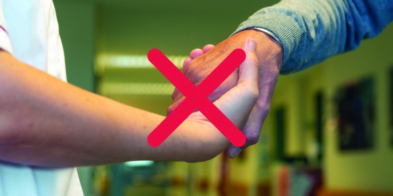 Minder handen schudden tijdens griepcampagne