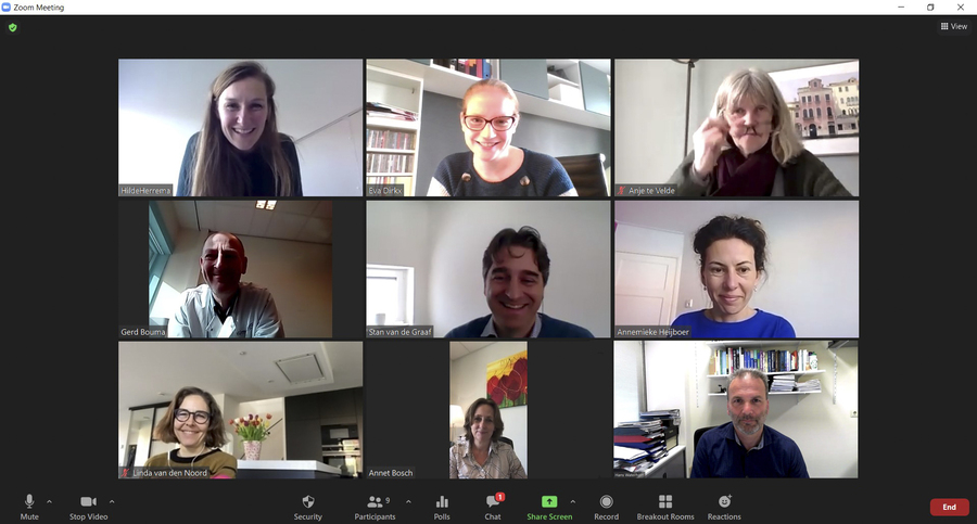 AGEM research board 2020 in ZOOM meeting