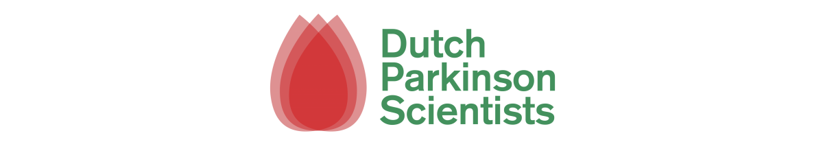 Logo of Dutch Parkinson Scientists containing a red tullip 