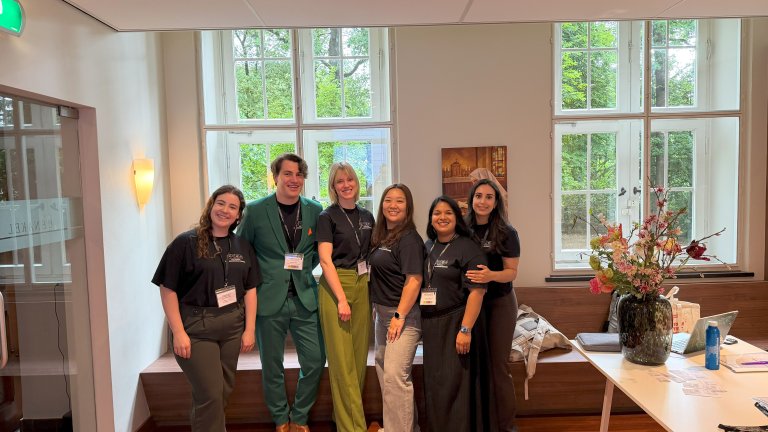 Anoek Rooijakkers, Thomas Boel, Maartje Hof, Joyce Xu, Cacharel Nadeem & Sabrine Chaara (PhD Retreat Committee 2026)