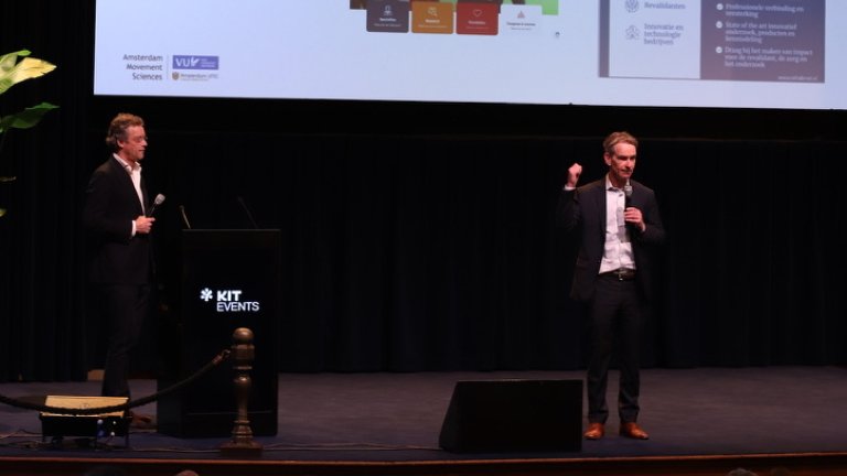 Richard Jaspers and Hans Tol opening the day