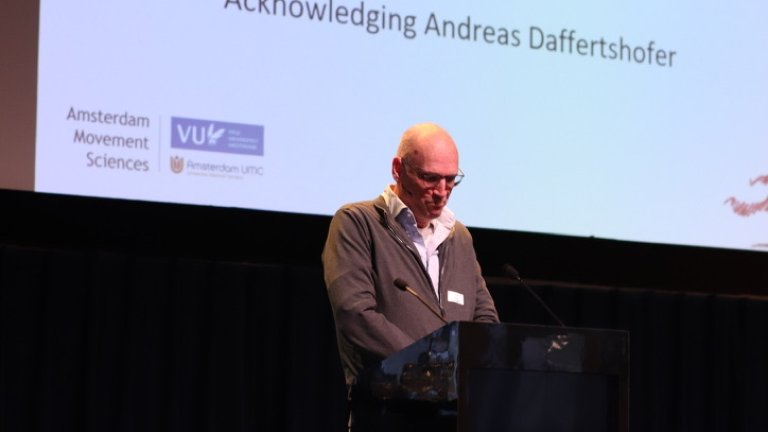 Peter Beek during his keynote lecture