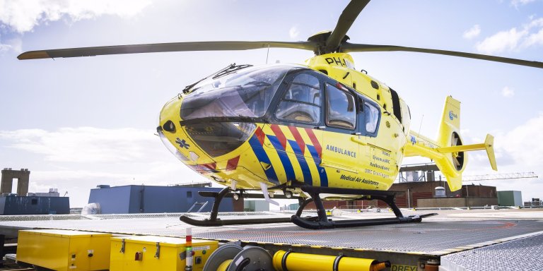 Traumahelikopter Amsterdam vliegt vanaf vandaag uit vanuit Westelijk Havengebied