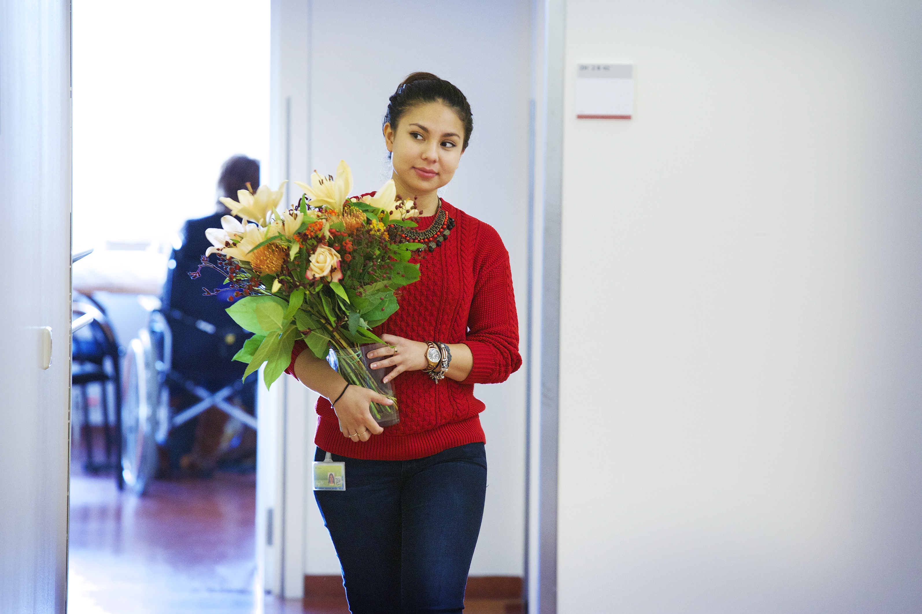 Mereshi is werkzaam als vrijwilliger bij de afdeling neurologie